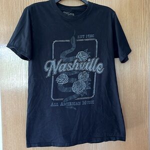 Black Graphic Tshirt